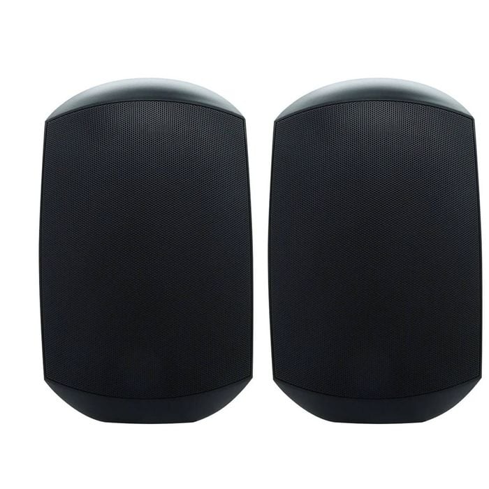 Weconic Waterproof Outdoor Wall Mount Speakers Black