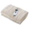 Astin Sinclair Beige Heated Throw Blanket