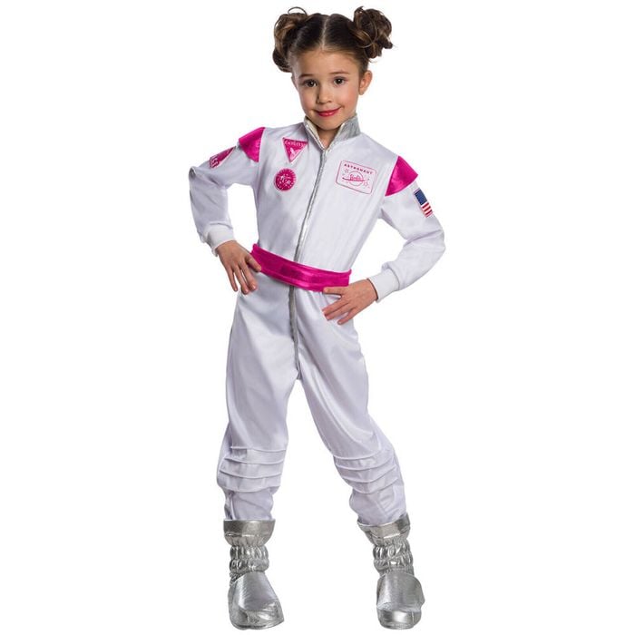 Rubies Barbie Astronaut Girls Kids/Dress Up Party Space Costume Jumpsuit Size S