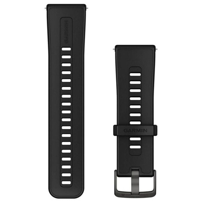 Garmin Venu X1 24mm Qr Sil Watch Band - Black