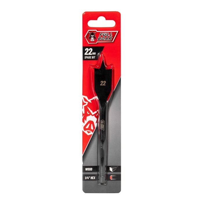 Full Boar 22mm Spade Bit