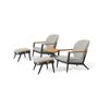 SIMPO Atlanta 5-Piece Outdoor Balcony Setting - Grey