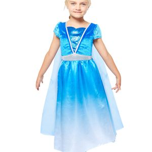 Blue Princess Girls Book Week Costume Dress - 6-8