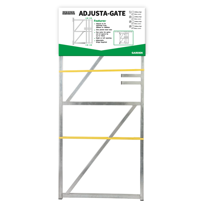 Pfeiffer 1280mm x 600 - 1000mm Adjusta Gate