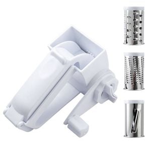 Catzon 3-in-1 Rotary Cheese Grater for Chocolate & Nuts