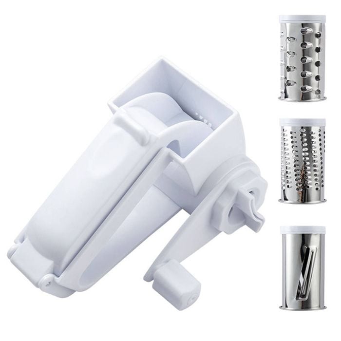 Catzon 3-in-1 Rotary Cheese Grater for Chocolate & Nuts