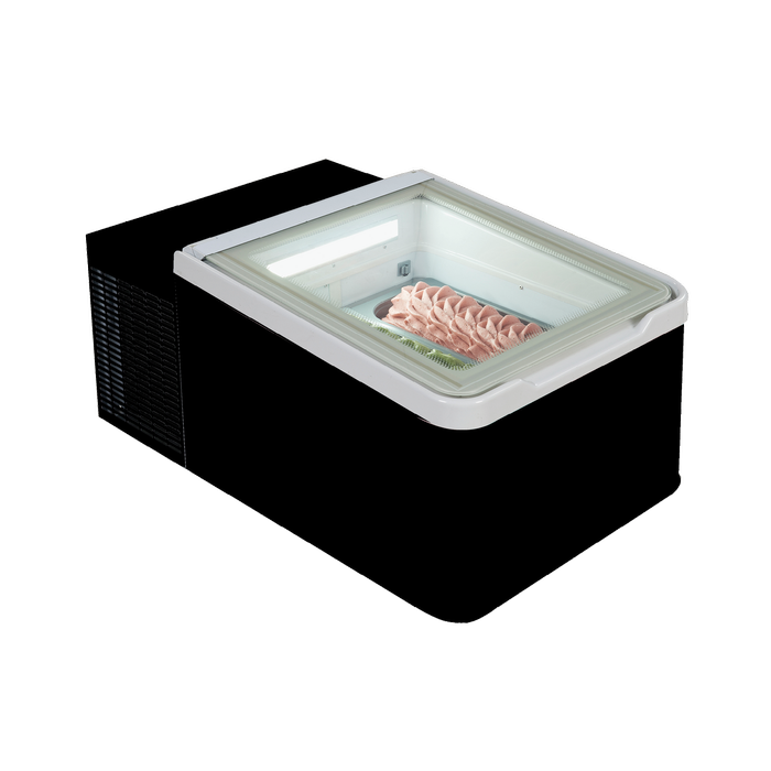 Exquisite 2 Tubs Ice Cream Scooping Freezers