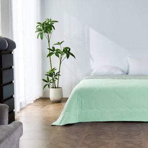 LINENOVA Cooling Comforter King Size, Arc-Chill Q-Max>0.5 Dual-Sided Cool Blanket - Sage