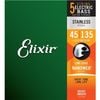 Elixir #14782 Bass Guitar 5 String Nano Stainless Steel 45-135 Light/Medium