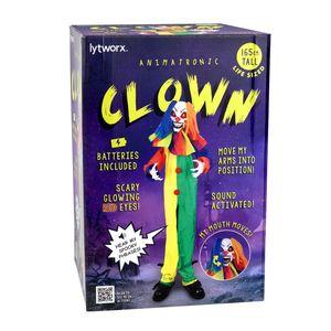 Lytworx 1.65m Battery Operated Clown Animatronic