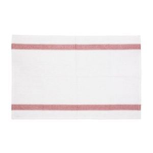 Vogue Tea Towel Heavy Duty Single Red Commercial Kitchen Linen