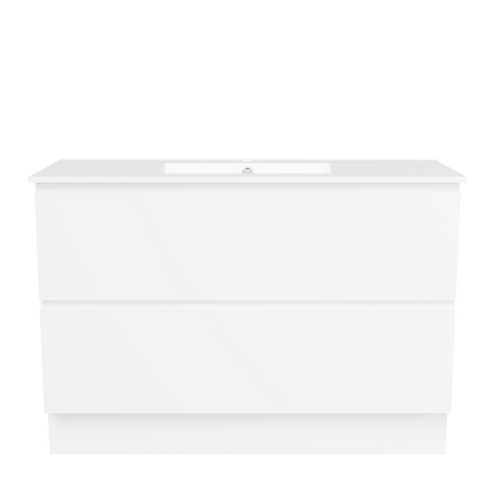 New England Joinery 1200mm Satin White Majesty Vanity