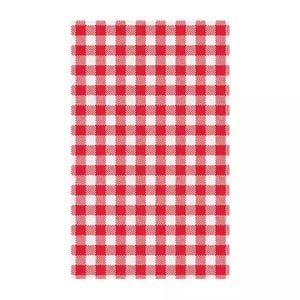 Moda 310x190mm Gingham Red Greaseproof Paper Pack Of 2000