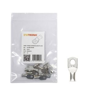10 Pack of Exotronic 6mm² Copper Lug M6 | Bellmouth