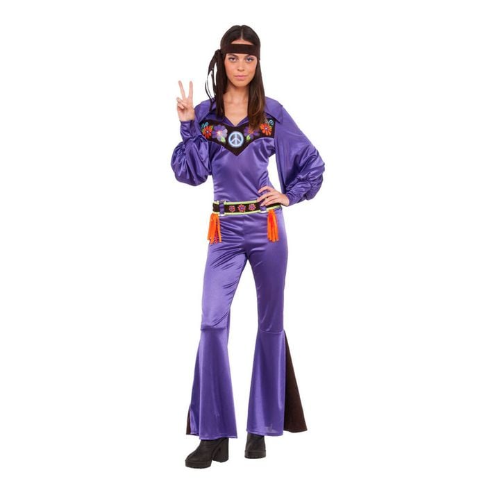 Rubies 70'S Babe Hippie Retro party Seventies Women Dress Up Costume Size STD