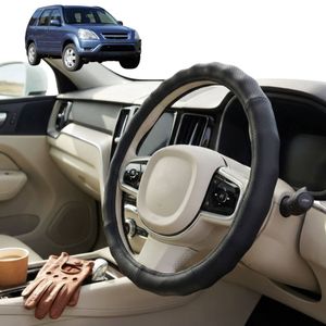 Australian Goose Steering Wheel Cover for Honda CR-V 2002 - 2006 (RD) Circle Black