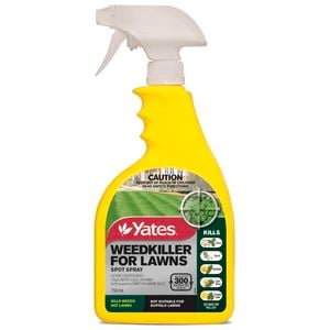 Yates 750ml Ready To Use Weedkiller For Lawns Spot Spray