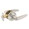 Ikonic Brushed Nickel Norr Privacy Lever Set
