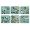 Ashdene Land Down Under Set Of 6 Coasters - Qld