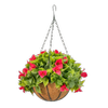 Un-Real 33cm Artificial Bougainvillea Hanging Basket