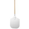 Anygleam 30x35cm Pizza Spatula With Wooden Handle Bakeware Kitchen Tools No Oxidation