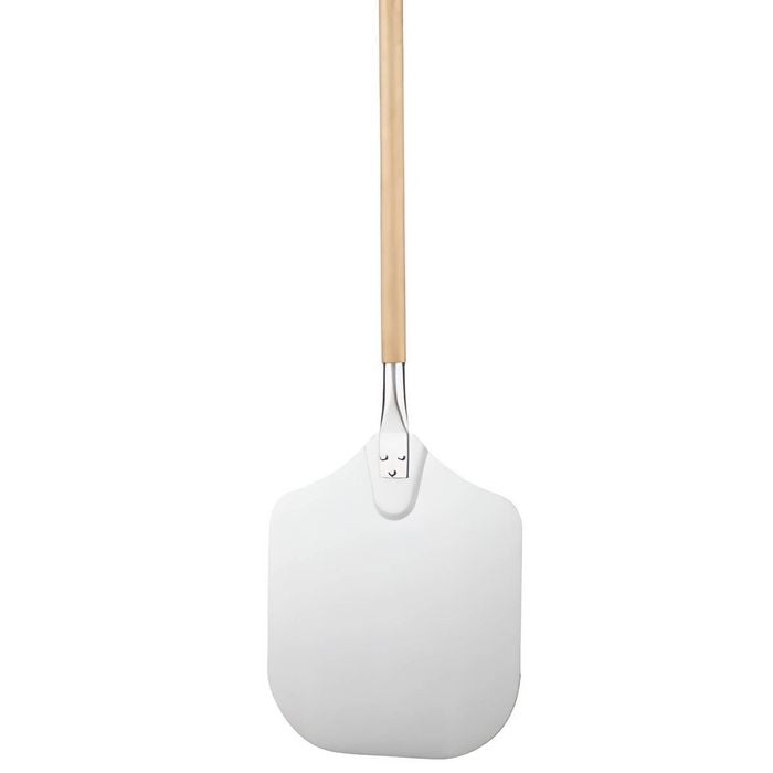 Anygleam 30x35cm Pizza Spatula With Wooden Handle Bakeware Kitchen Tools No Oxidation