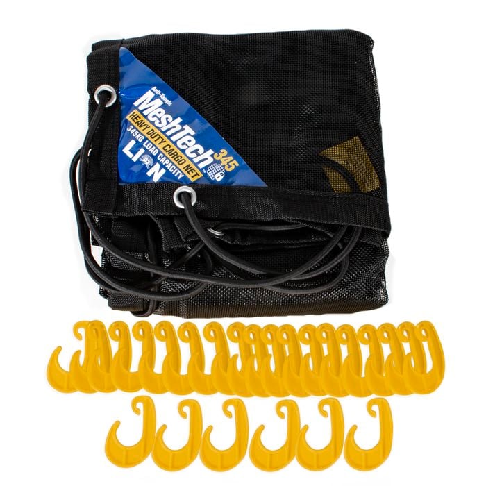 Lion 1.8 x 2m Heavy Duty Meshtech Cargo Net - To Suit Dual Cab Ute Or 6' x 4' Trailer