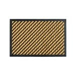 40 x 60cm Diagonal Strip Coir Outdoor Mat