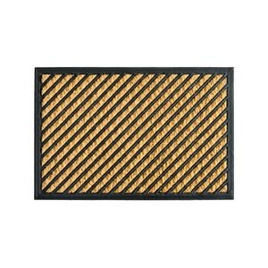 40 x 60cm Diagonal Strip Coir Outdoor Mat