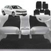 6D Diamond Car Floor Mats for VolksWagen Passat 2015-Current-Full Set-Black-Outback GT