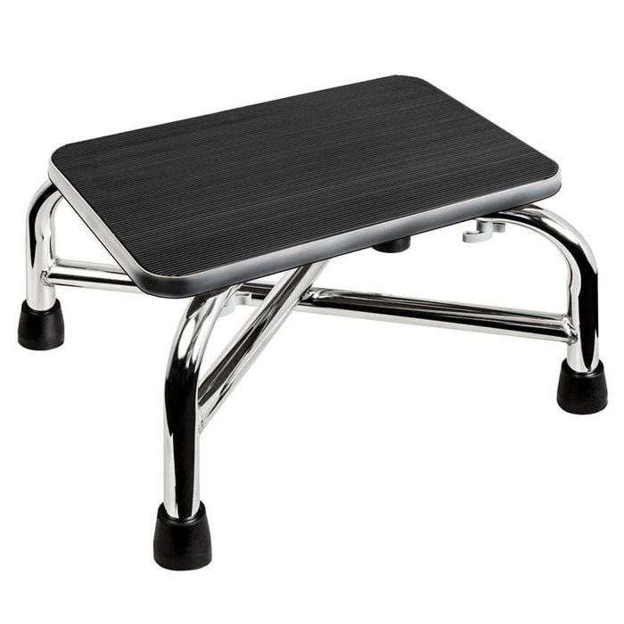 Non-Slip Medical Bathroom Foot Step Stool with Cross Brace & High Weight Capacity - DJMed