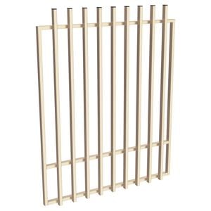 ProtectorAl 800 - 1200 x 1500mm Primrose Aluminium Batten Pool Gate