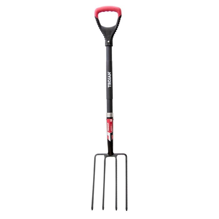 Trojan Fibreglass D Handle Garden Fork