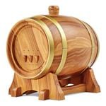 Essential Oil Aroma Diffuser - 350ml Barrel Wood Ultrasonic