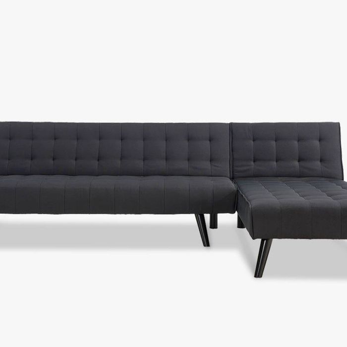 Boston Sofa Bed Chaise - Black