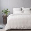 Tontine Squares Queen Bed Quilt Cover Set White