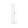 Lugna 2048 x 450 x 580mm White Double Hangrail 1 Shelf Left Hand Door Cabinet