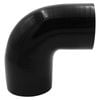 GASO 90 Degree Standard Elbow 3.5" (89mm) Silicone Hose Black