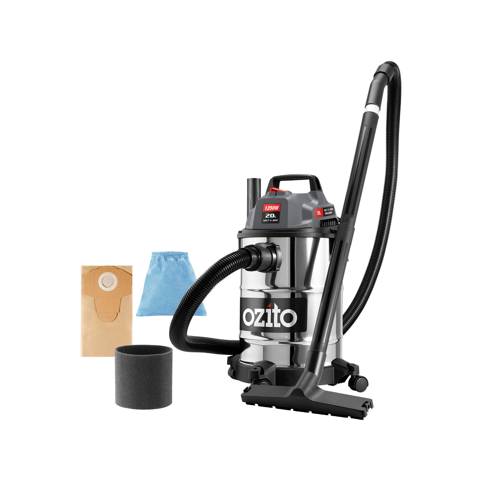 SPARES2GO Sacs à Poussière compatible avec B&Q Performance Power PP20 20L Aspirateur Sec et Humide (Lot de 5