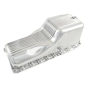 Polished Finned Aluminium Oil Pan Sump, Big Block Chev 454 502 572 Gen 5 1991+