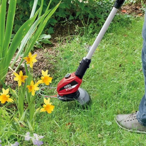 Ozito PXC 18V 240mm Cordless Grass Trimmer Kit Bunnings Australia