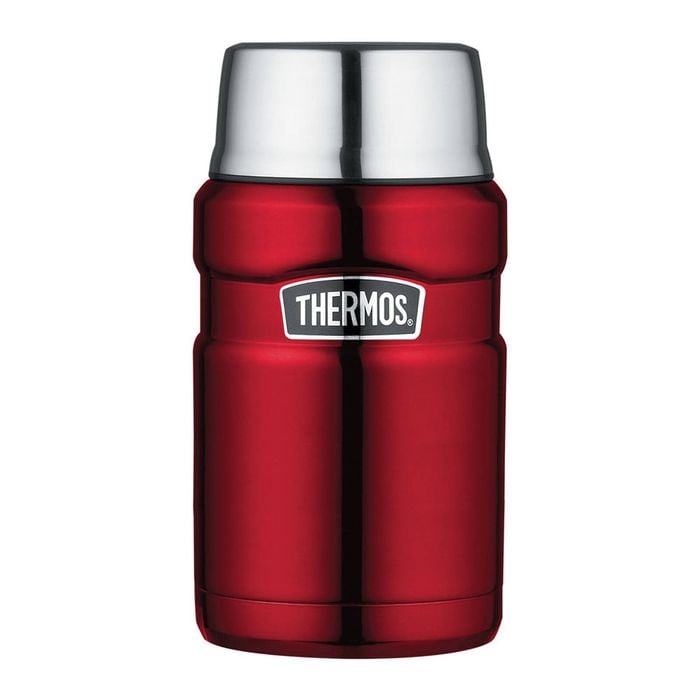 Stainless King Stainless Steel Vacuum Insulated Food Jar 710ml Red Thermos