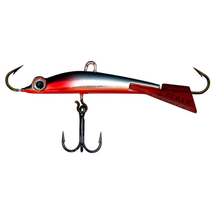 40mm Orange Belly Zerek Ice Gigolo Jig Fishing Lure - 10gm Ice Jig Lure