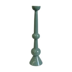 SS Collective Small Enamelled Green Candlestick Candle Holder 39cm