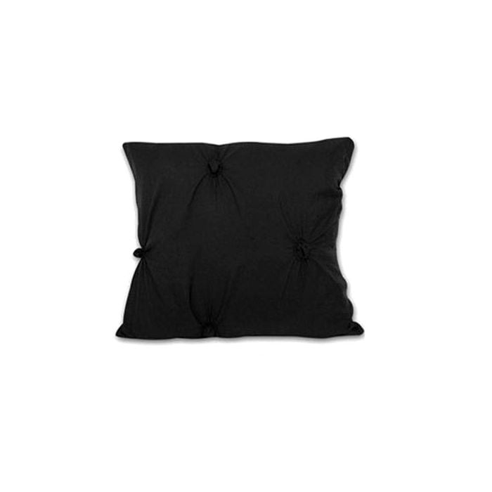 Puffy Cushion Cover Black 45 x 45cm