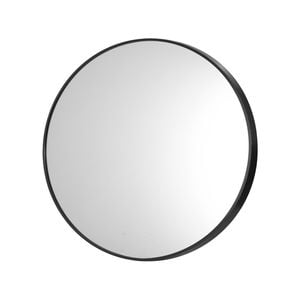 Oikiture 60cm Round Wall Mirrors Black