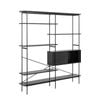 Modern Furniture KREMAN Display Unit 188x172cm - Black