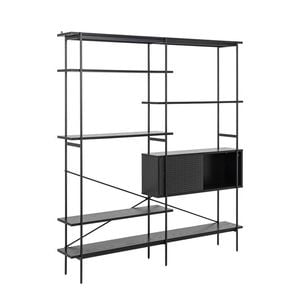 Modern Furniture KREMAN Display Unit 188x172cm - Black