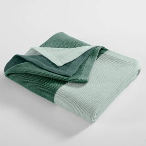 Ardor Isla Knitted Throw - Green