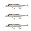 3x 13 Fishing 110mm Whipper Snapper Jerkbait Fishing Lures - Casper Shad